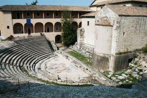Das römische Theater in Spoleto